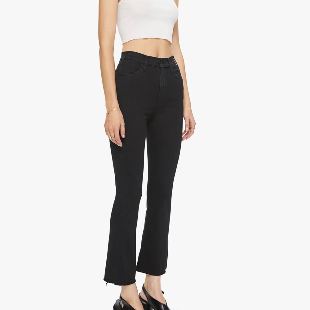 Mother Jeans. The Hustler Ankle Fray.